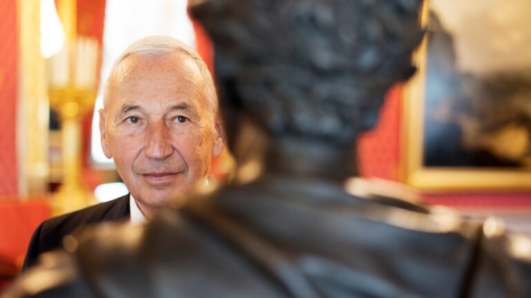 Prof. DDr. Johannes Huber in der Albertina Wien