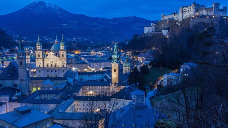 Blick über die Stadt Salzburg