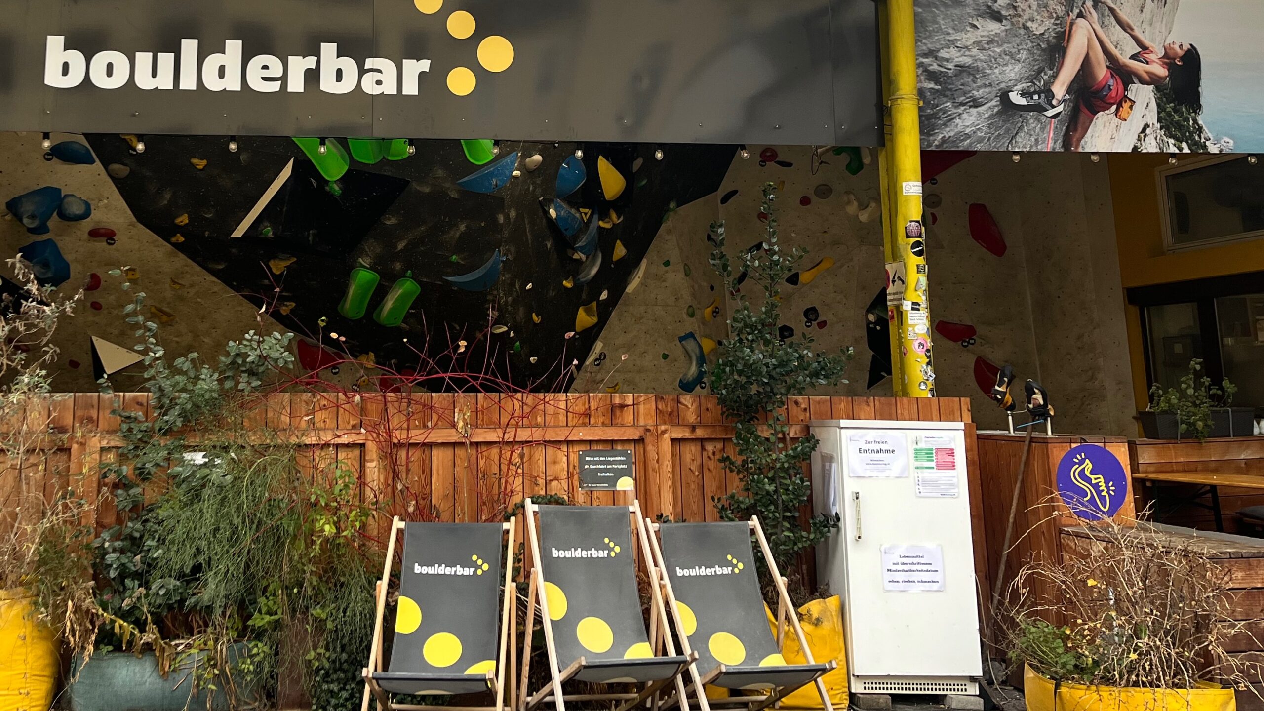 Außenbereich BoulderBar