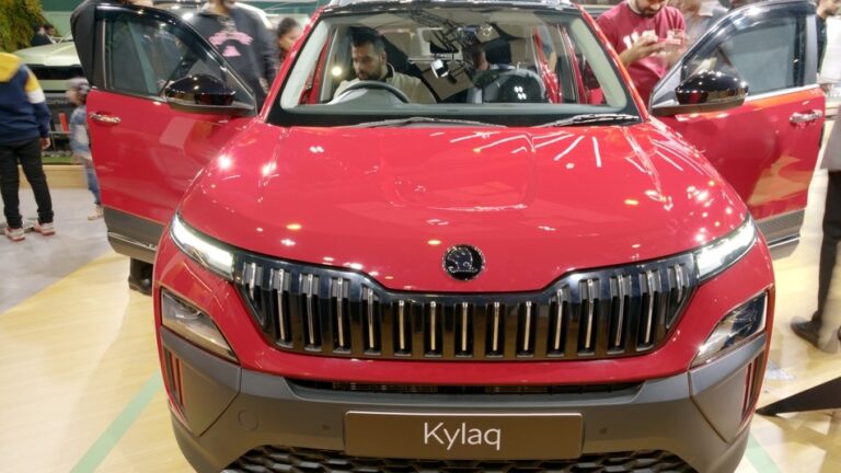 Das Bild zeigt das Škoda-Modell „Kylaq“.