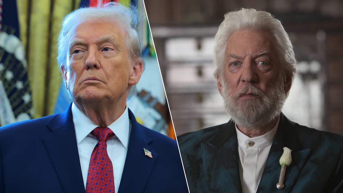 Ein optischer Vergleich: Präsident Trump und Präsident Snow