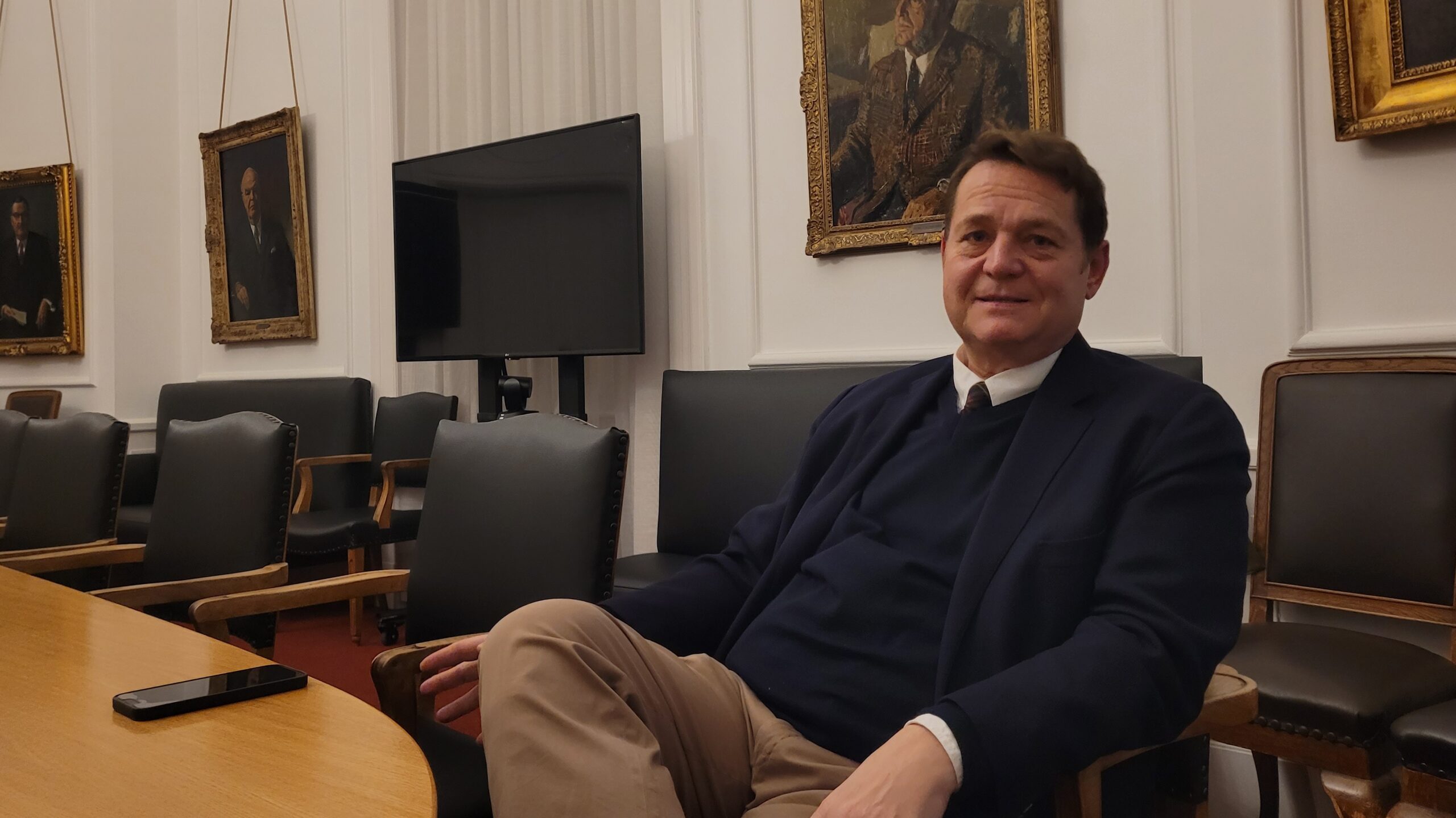 Archivar Paul Rachler im Gespräch mit campus a.