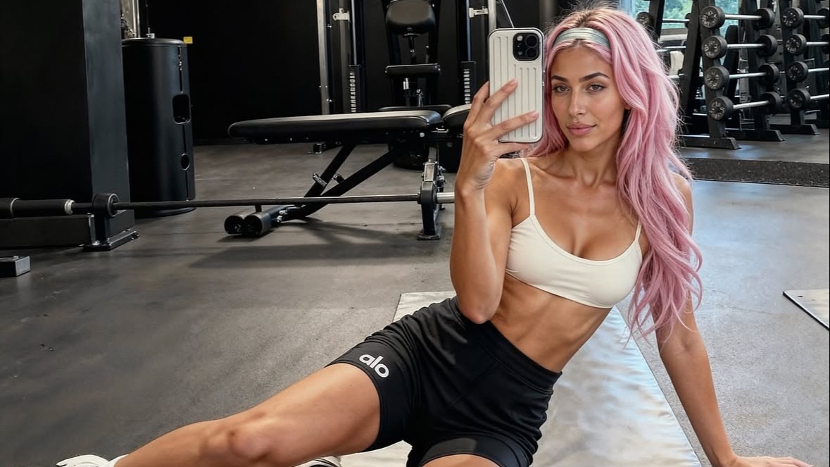 KI-Fitness-Influencerin